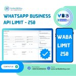 Buy WhatsApp Business API limit 250 with FB Verified BM – secure Meta-approved business messaging solution