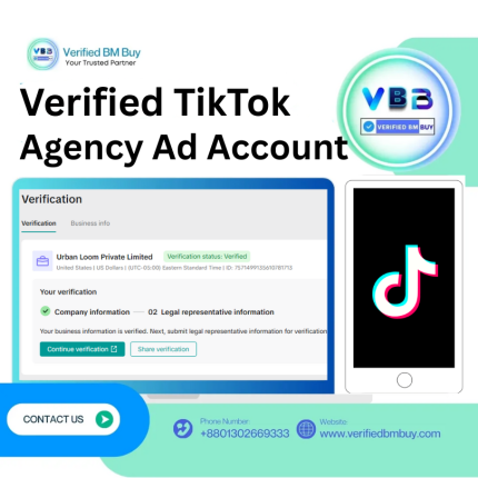 verified TikTok Agency Ad Account buy